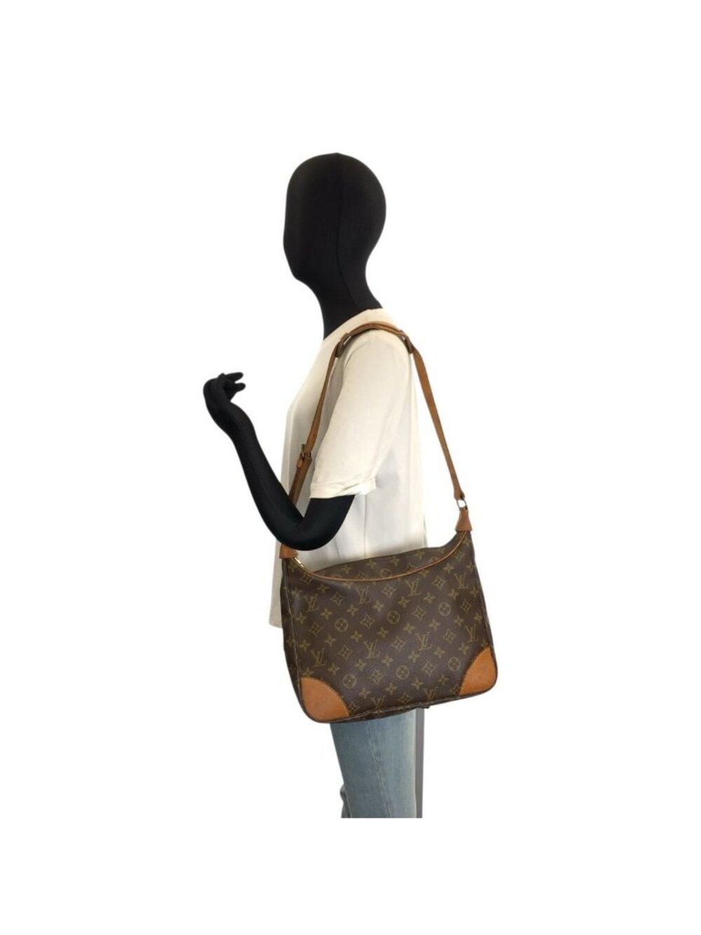 Louis Vuitton Monogram Boulogne Brown Shoulder Bag - Picture 7 of 10